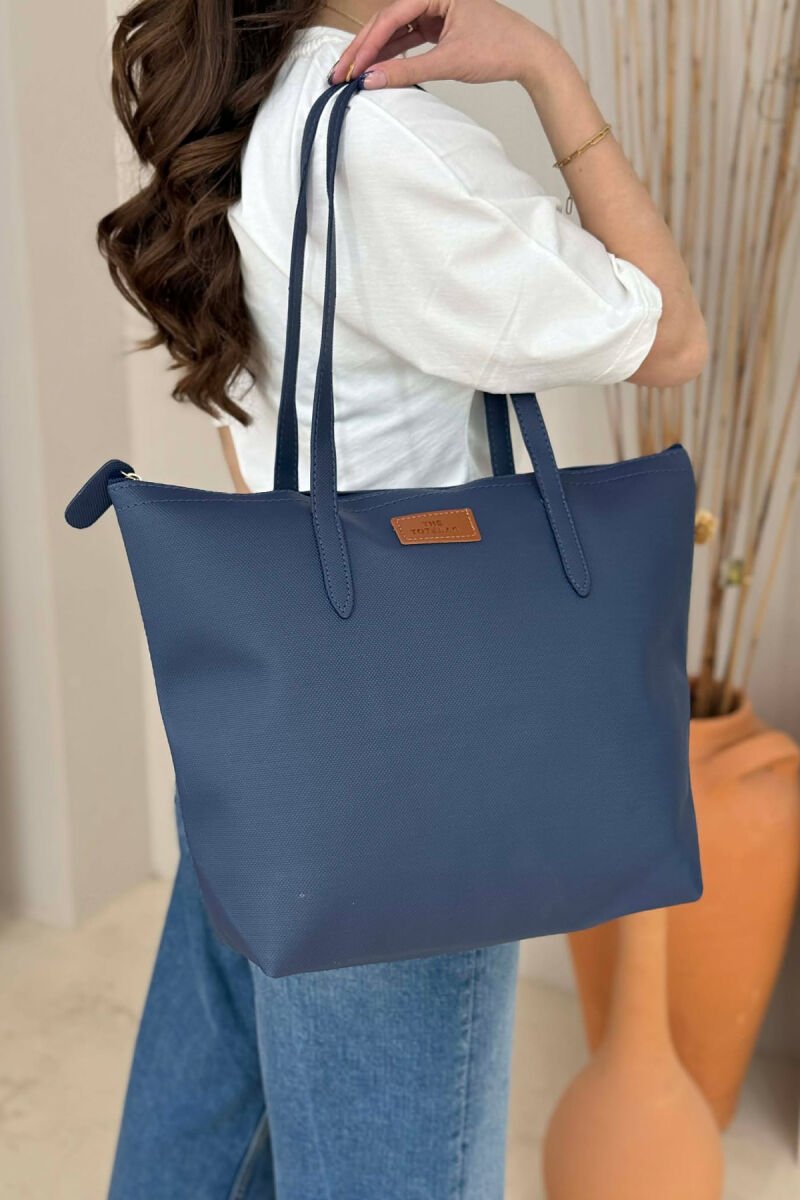 ONE COLOR SIMPLE WOMEN BAG BLUE/BLU - 2