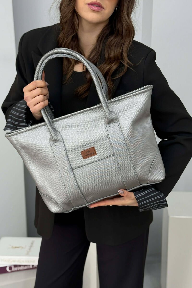 ONE COLOR SIMPLE WOMEN BAG GREY/GRI - 1