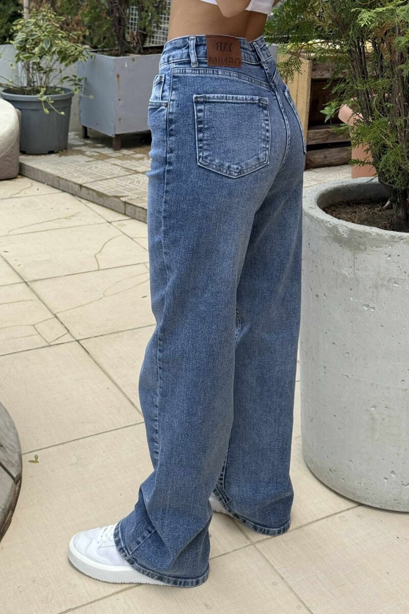 ONE COLOR SIMPLE WOMEN JEANS BLUE/BLU - 5