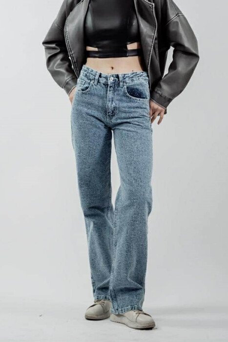 ONE COLOR SIMPLE WOMEN JEANS LIGHTBLUE/BZ - 6