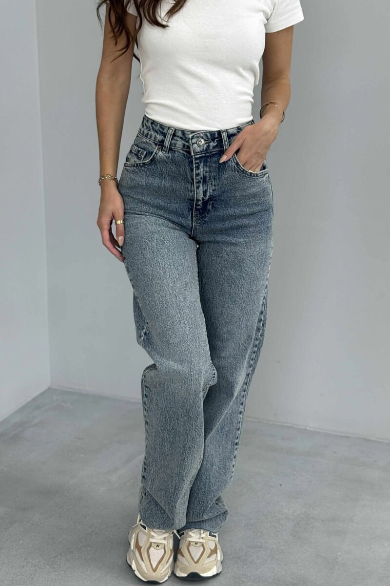 ONE COLOR SIMPLE WOMEN JEANS LIGHTBLUE/BZ - 4