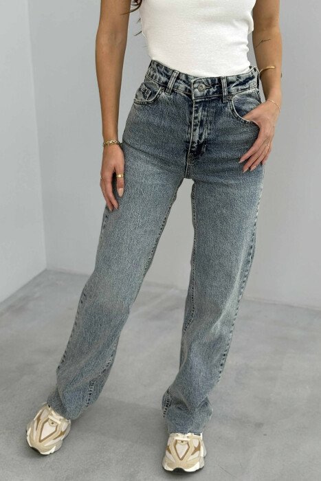 ONE COLOR SIMPLE WOMEN JEANS LIGHTBLUE/BZ - 5