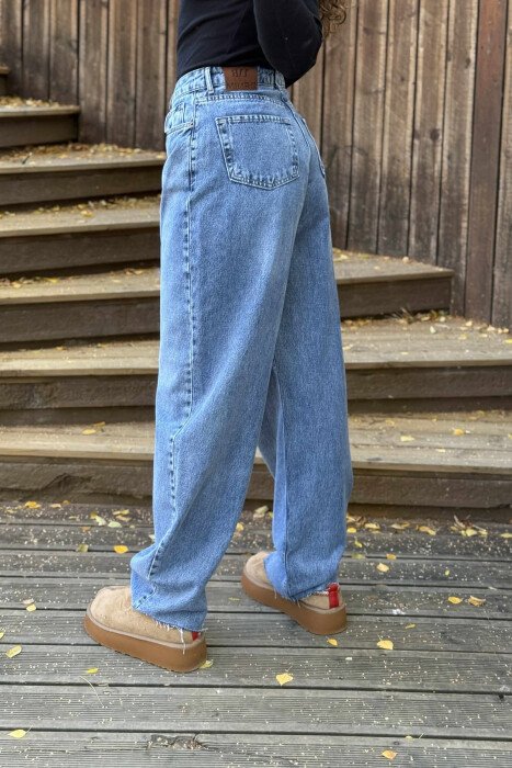 ONE COLOR SIMPLE WOMEN JEANS LIGHTBLUE/BZ - 4
