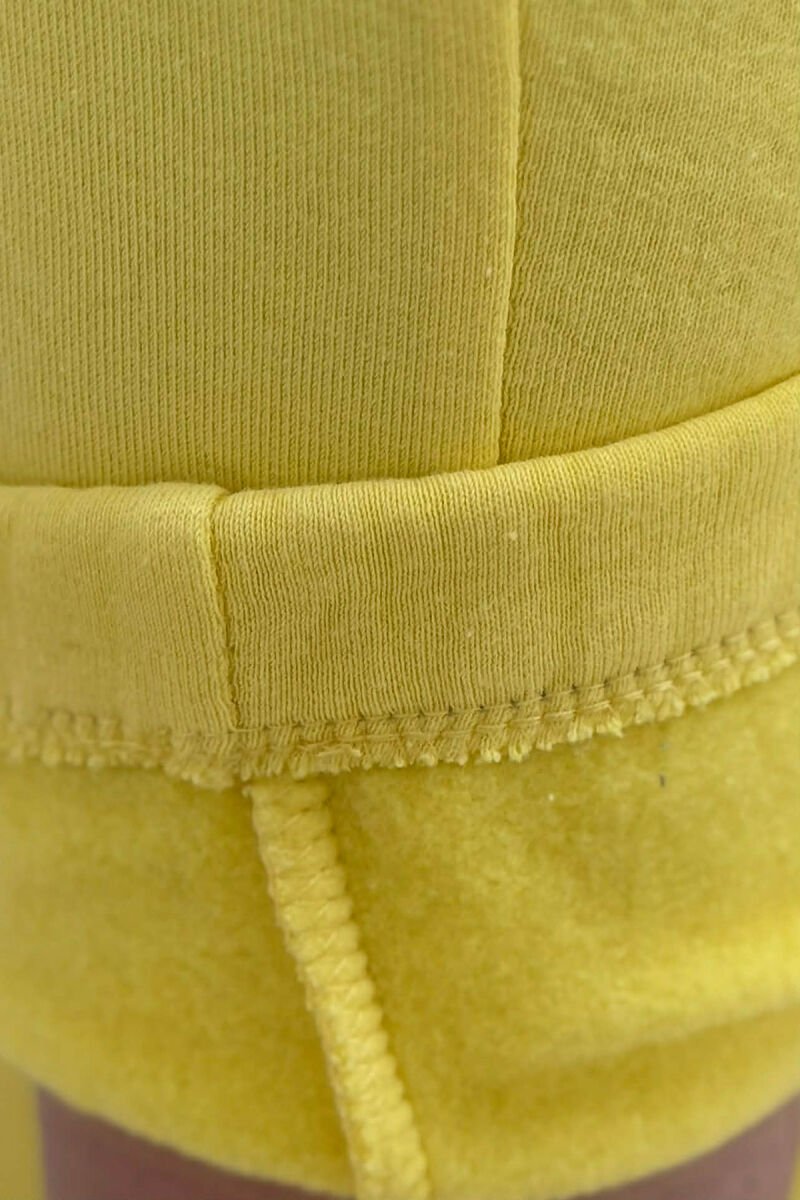ONE COLOR SIMPLE WOMEN JOGGERS LEMON/ LIMON - 2