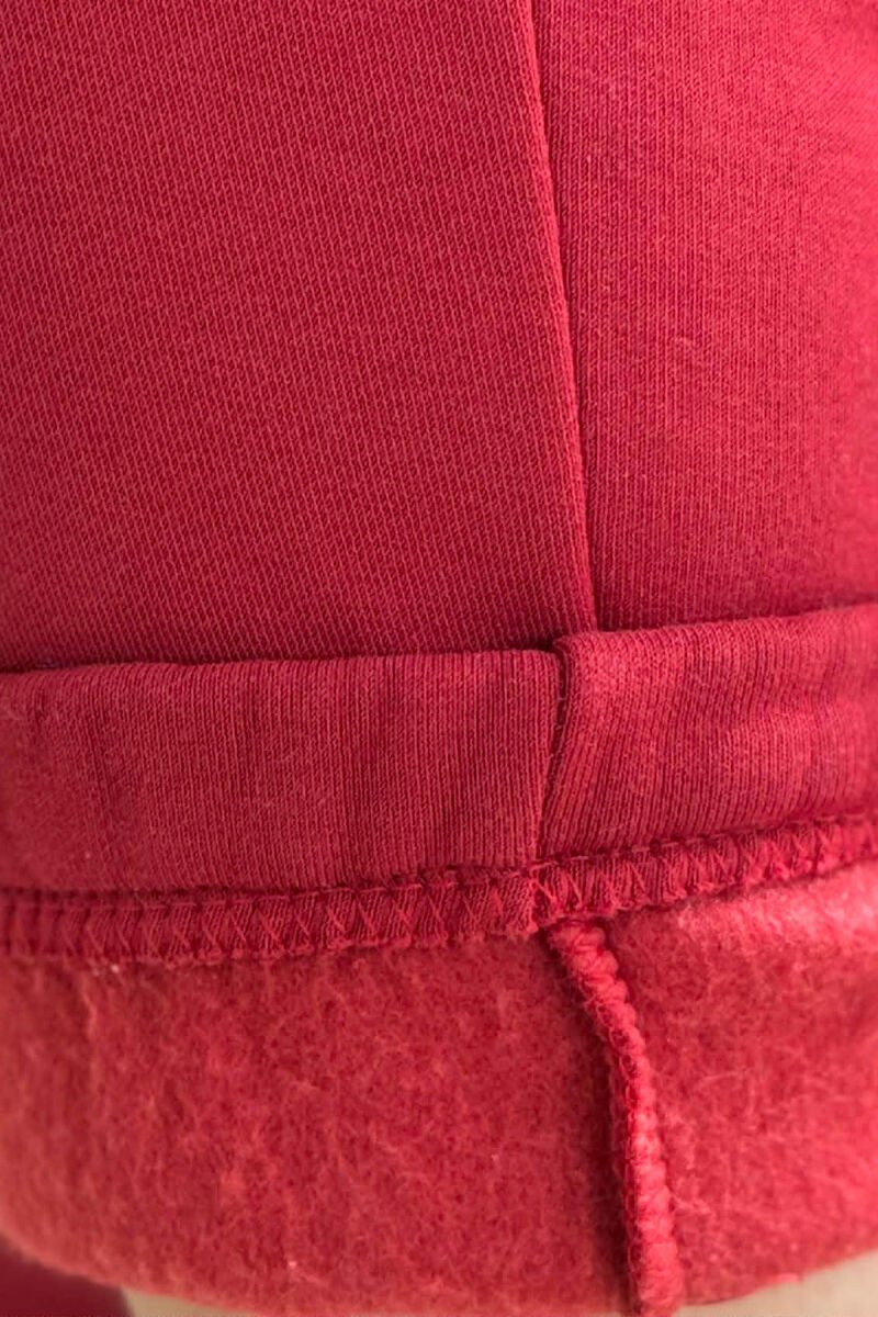ONE COLOR SIMPLE WOMEN JOGGERS RED/E KUQE - 3