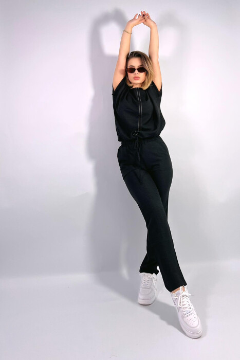 ONE COLOR SIMPLE WOMEN SET BLACK/ E ZEZE - 3