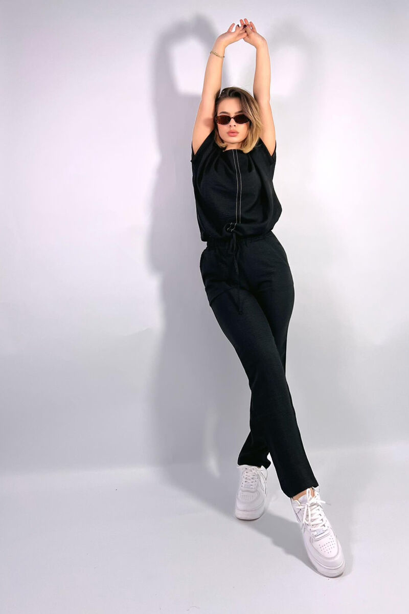 ONE COLOR SIMPLE WOMEN SET BLACK/ E ZEZE - 3