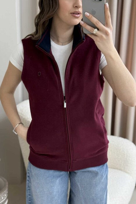 JELEK I THJESHTË PËR FEMRA NË NGJYRËN VISHNJË - KLAUDIO FASHION