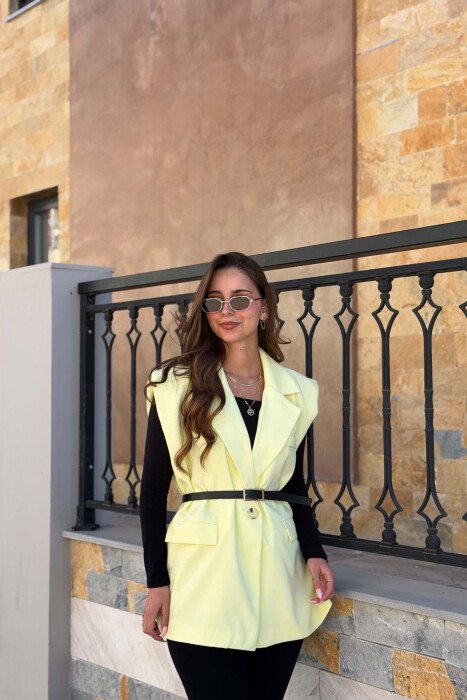 ONE COLOR CLASSIC WOMEN VEST NEON/NEON - 3