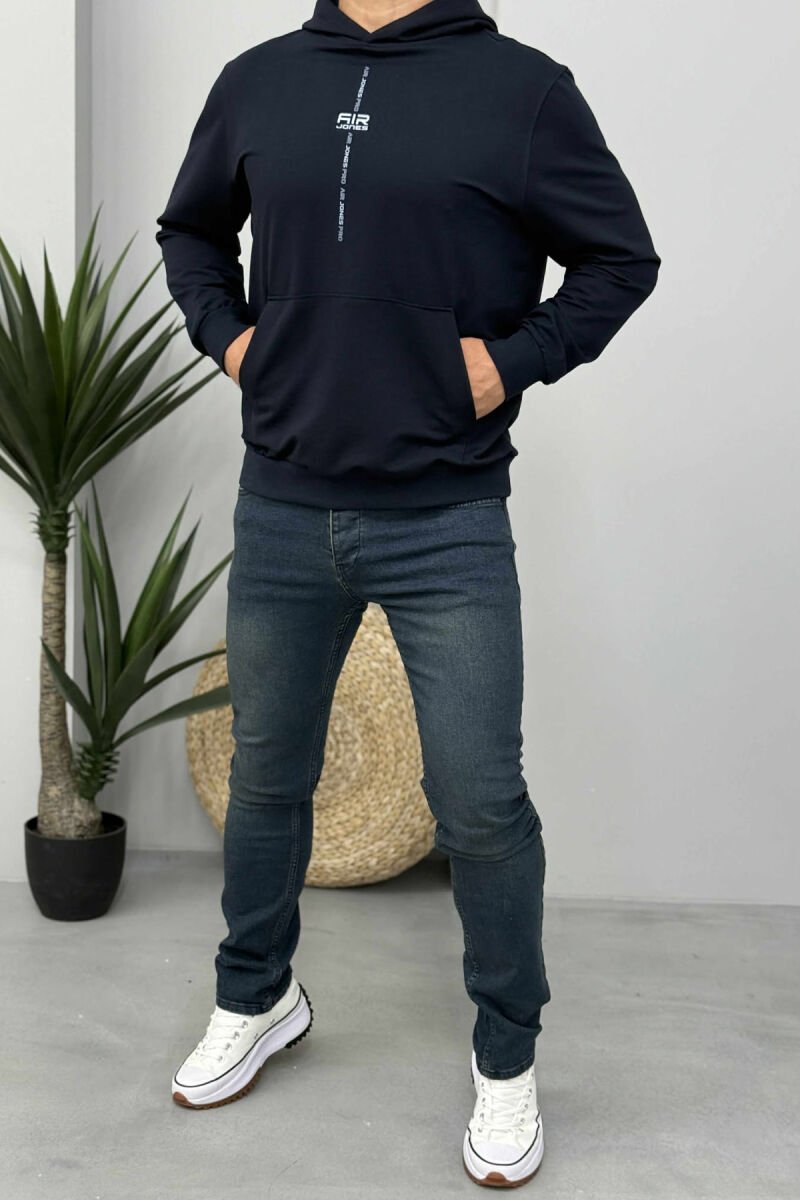 ONE COLOR SLIM FIT VINTAGE MEN JEANS BLUE/BLU - 1