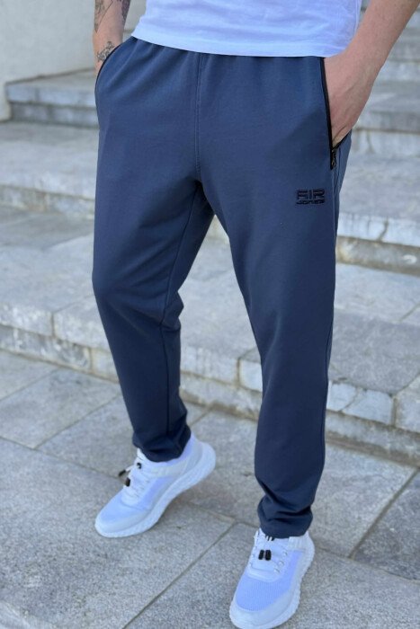 ONE COLOR SMALL LOGO MEN SWEATPANTS BLUE/BLU 