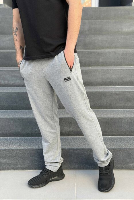 ONE COLOR SMALL LOGO MEN SWEATPANTS GREY/GRI - 1