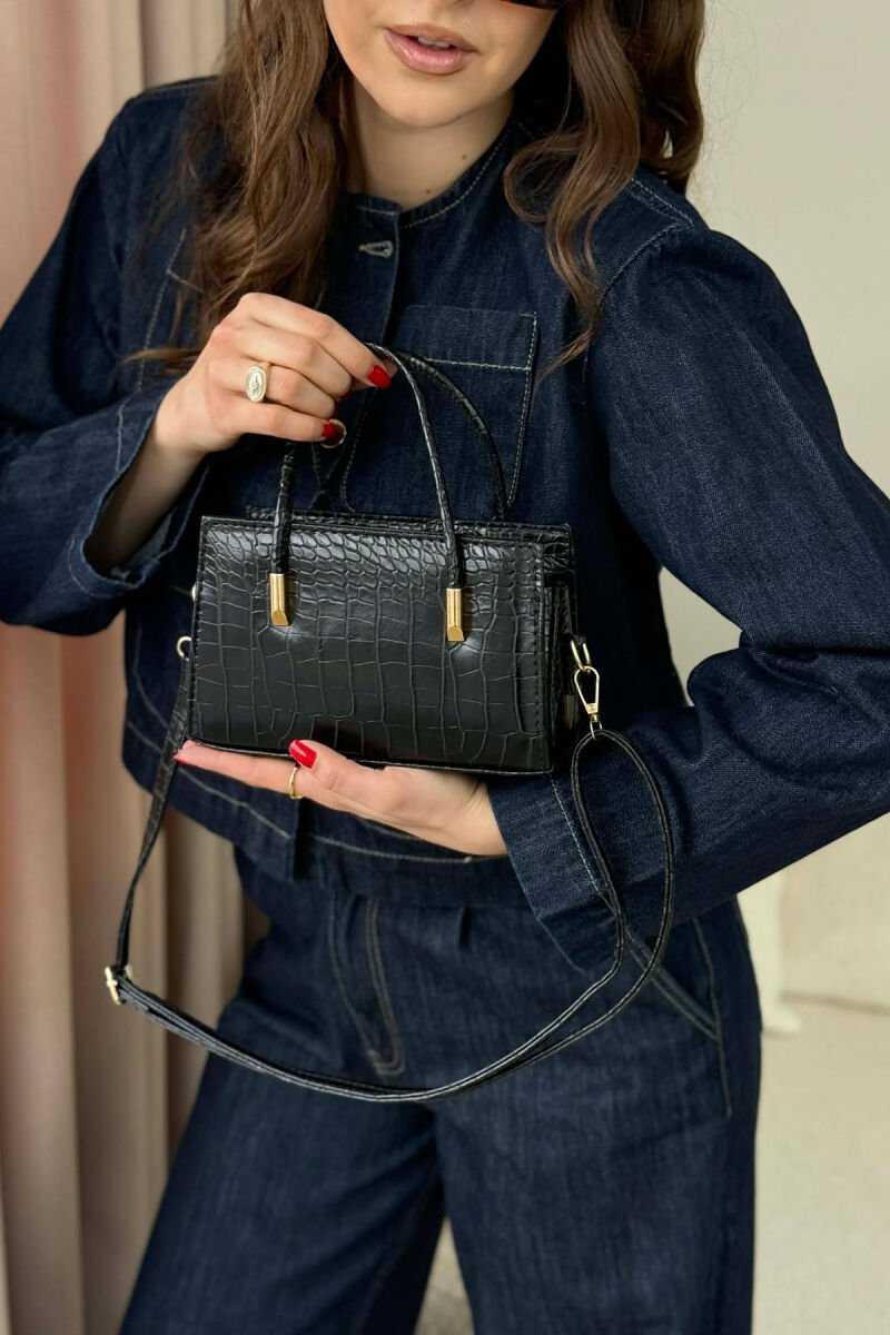 ONE COLOR SMALL SIMPLE WOMEN BLACK/ E ZEZE - 1