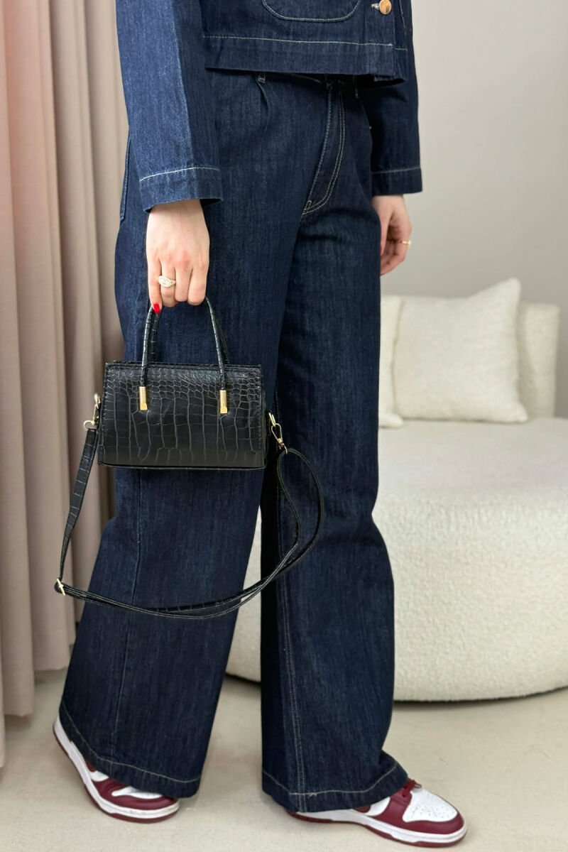 ONE COLOR SMALL SIMPLE WOMEN BLACK/ E ZEZE - 3