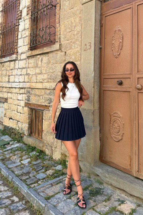 FUNDPANTALLONE NJE NGJYRESHE TENIS PER FEMRA NE NGJYRE BLU 