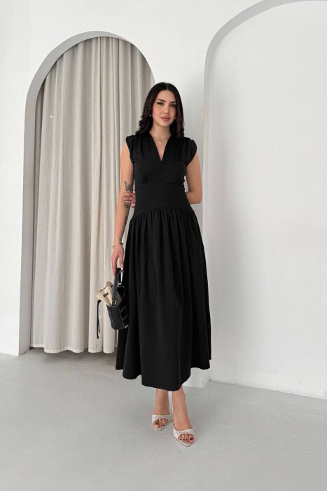 FUSTAN NJE NGJYRESH PA MENGE ME JAKE V PER FEMRA NE NGJYRE TE ZEZE - KLAUDIO FASHION