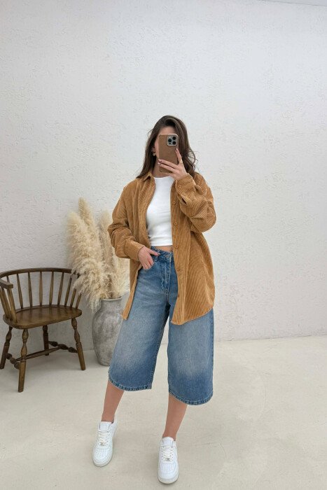 ONE COLOR WOMAN SHIRT BEIGE/BEZHE - 2