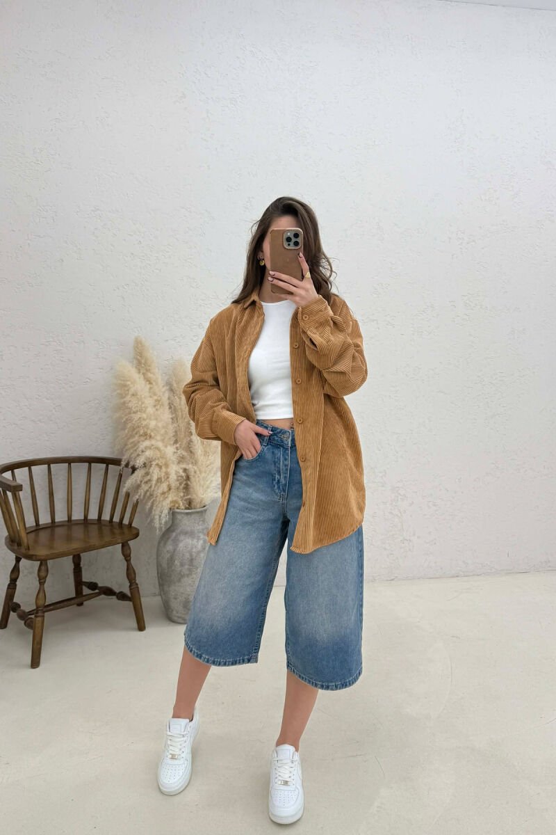 ONE COLOR WOMAN SHIRT BEIGE/BEZHE - 2