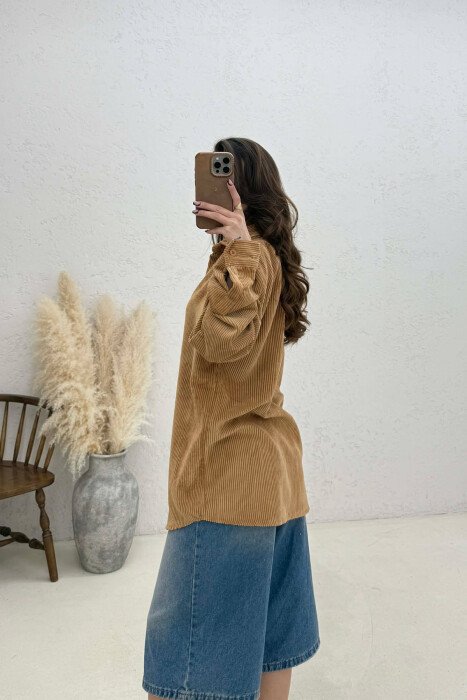 ONE COLOR WOMAN SHIRT BEIGE/BEZHE - 4