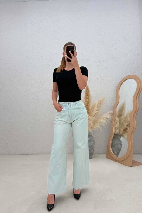 XHINSE TE GJERA NJE NGJYRESHE PER FEMRA NE NGJYRE BLU TE ZBARDHUR - KLAUDIO FASHION