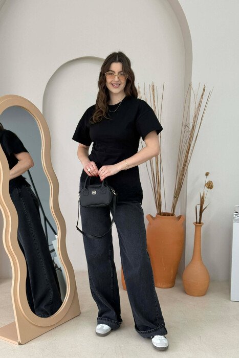 ONE COLOR WOMAN BAG BLACK/ E ZEZE - 2