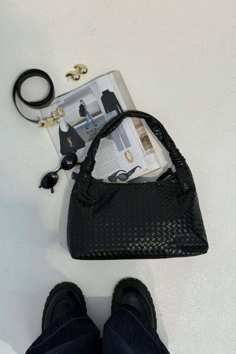 ONE COLOR WOMAN BAG BLACK/ E ZEZE - 3