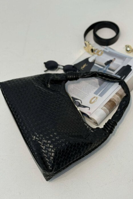 ONE COLOR WOMAN BAG BLACK/ E ZEZE - 4