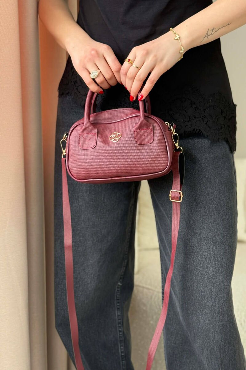 ONE COLOR WOMAN BAG BURGUNDY/VISHNJE - 2