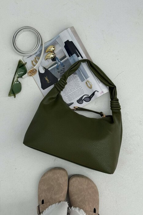 ONE COLOR WOMAN BAG GREEN/JESHILE - 6