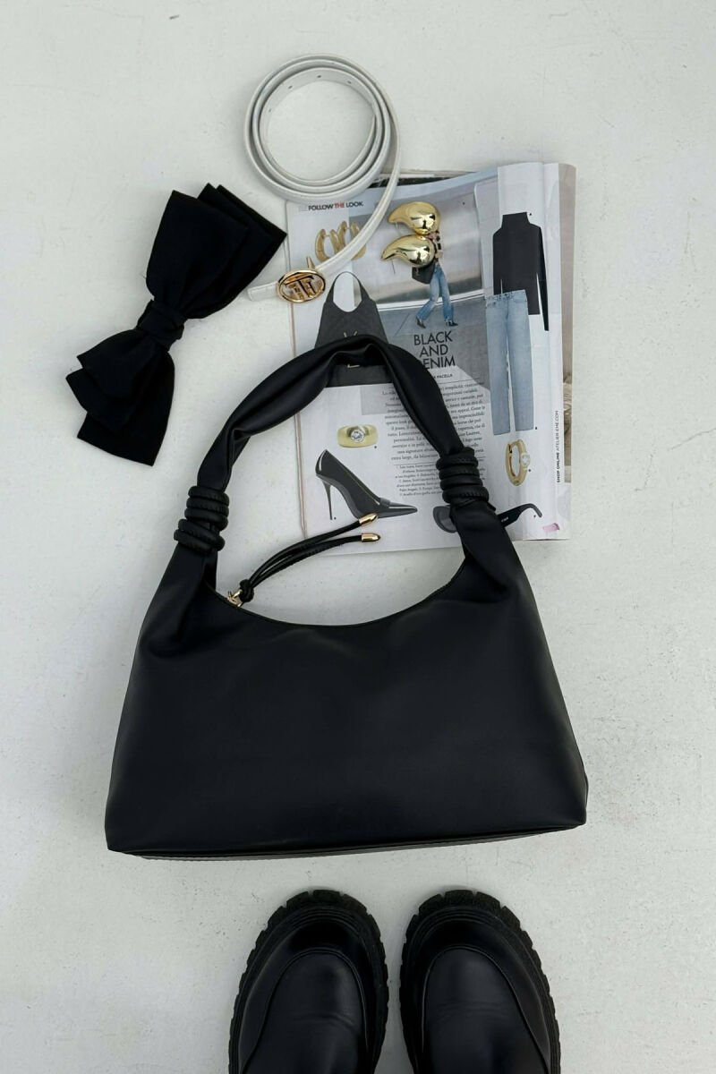 ONE COLOR WOMAN BAG MAT-BLACK/ZEZE MAT - 5