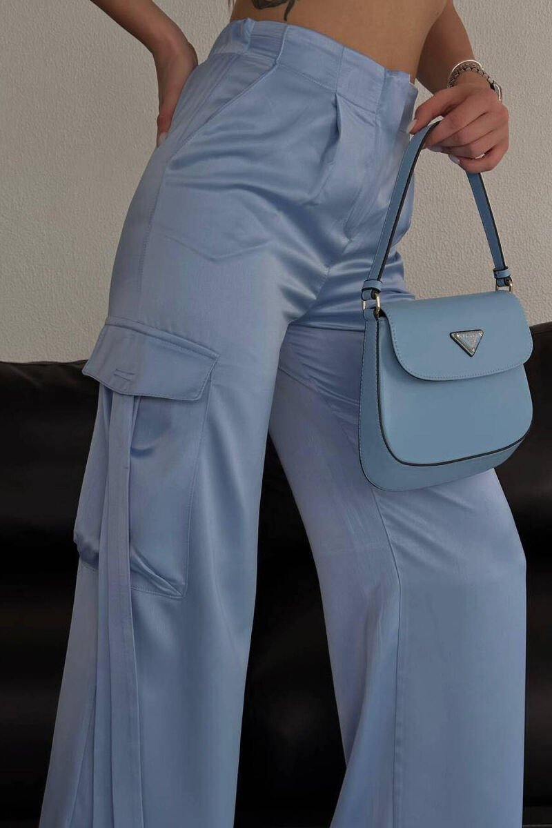 ONE COLOR WOMAN CARGO LIGHTBLUE/BZ - 3