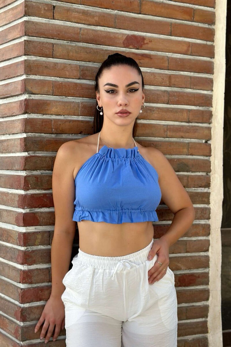 ONE COLOR WOMAN CROP BLUE/BLU - 2