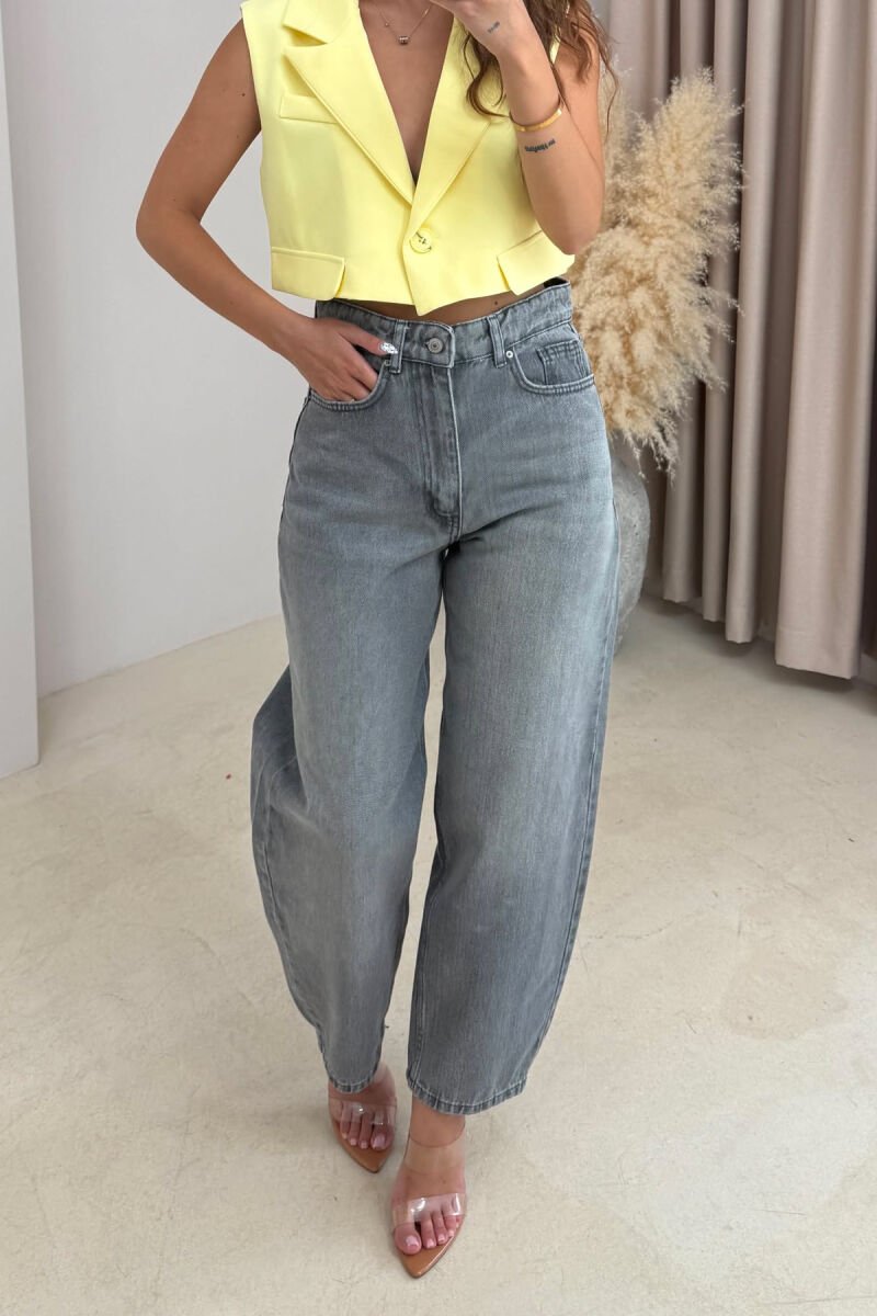 ONE COLOR WOMAN JEANS BLUE/BLU - 7