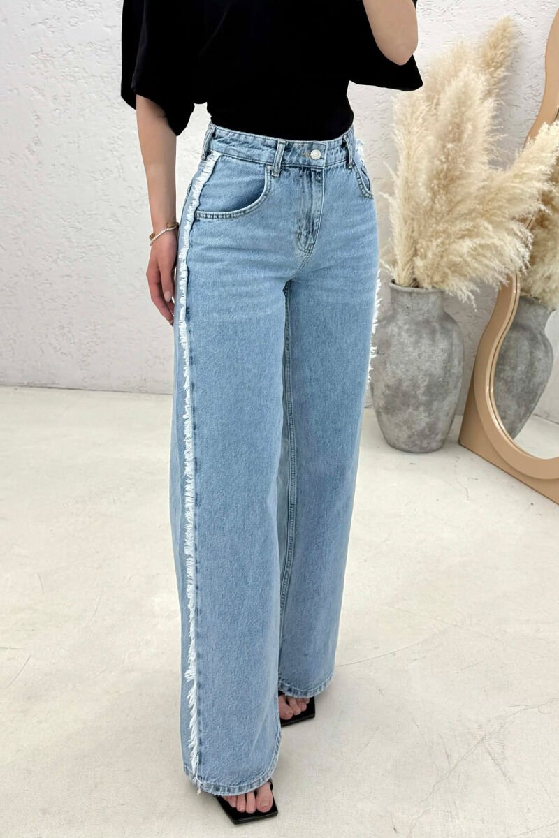 ONE COLOR WOMAN JEANS LIGHTBLUE/BZ - 2