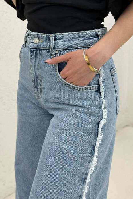 ONE COLOR WOMAN JEANS LIGHTBLUE/BZ - 3