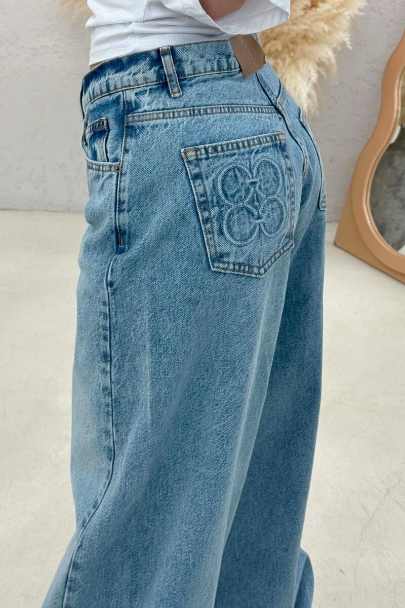 ONE COLOR WOMAN JEANS LIGHTBLUE/BZ - 3