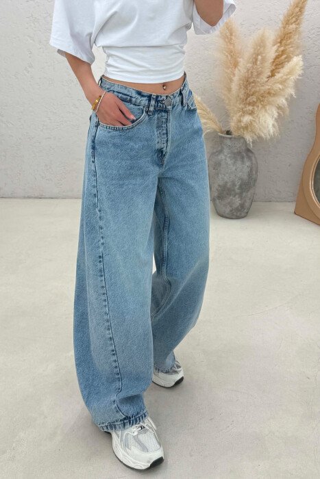 ONE COLOR WOMAN JEANS LIGHTBLUE/BZ - 4