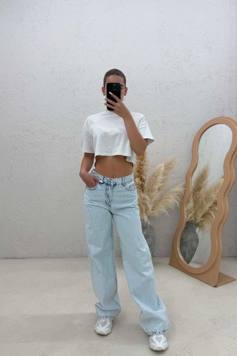 ONE COLOR WOMAN JEANS LIGHTBLUE/BZ - 4
