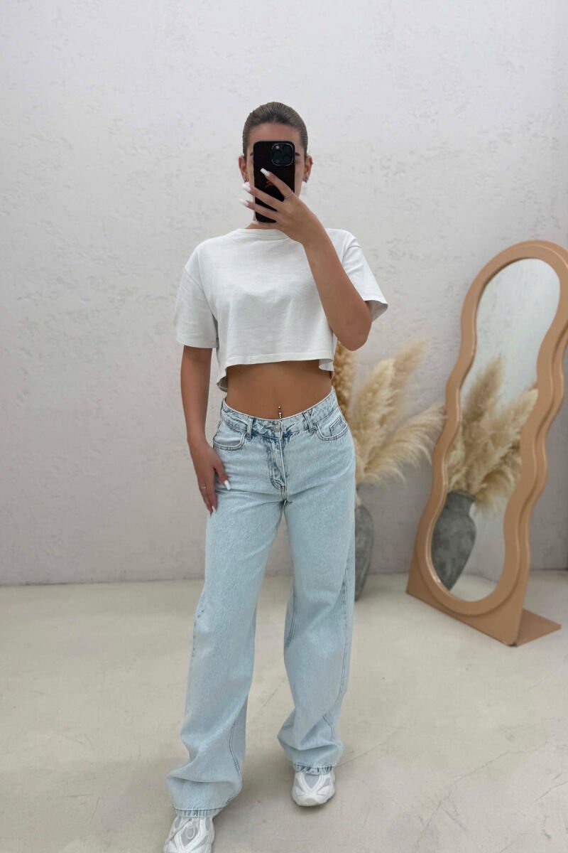 ONE COLOR WOMAN JEANS LIGHTBLUE/BZ - 6