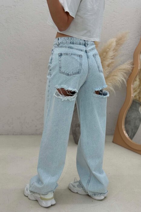 ONE COLOR WOMAN JEANS LIGHTBLUE/BZ - 8