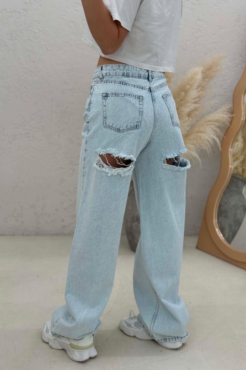 ONE COLOR WOMAN JEANS LIGHTBLUE/BZ - 8