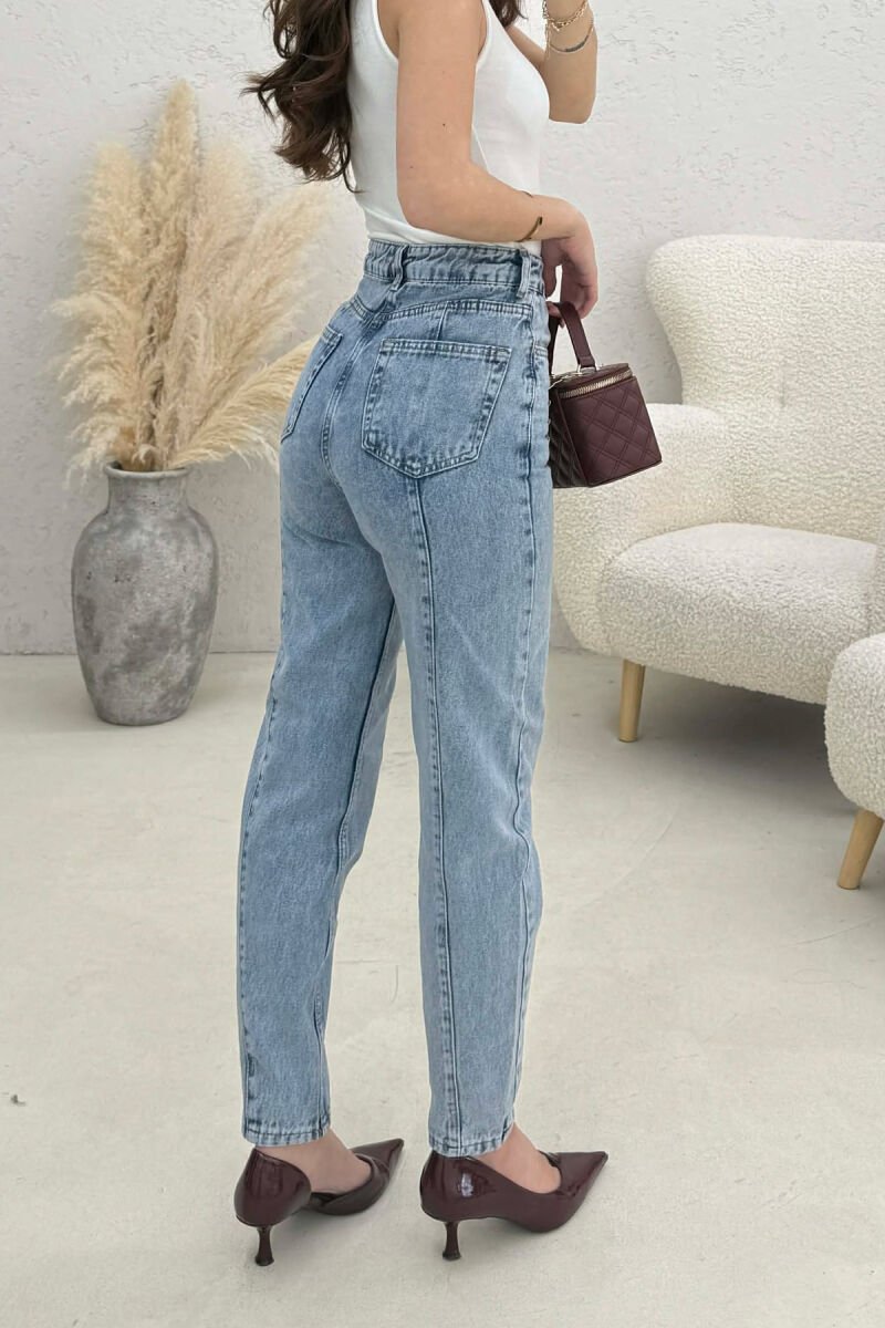 ONE COLOR WOMAN JEANS LIGHTBLUE/BZ - 2
