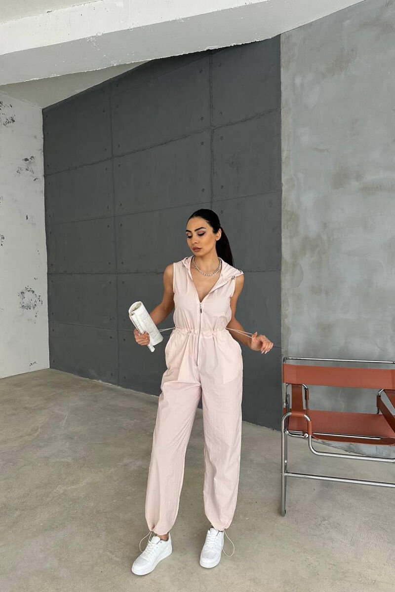 ONE COLOR WOMAN JUMPSUIT POWDER/PUDER - 1