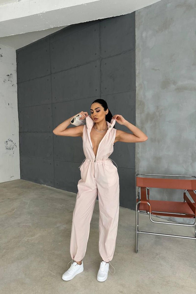 ONE COLOR WOMAN JUMPSUIT POWDER/PUDER - 2