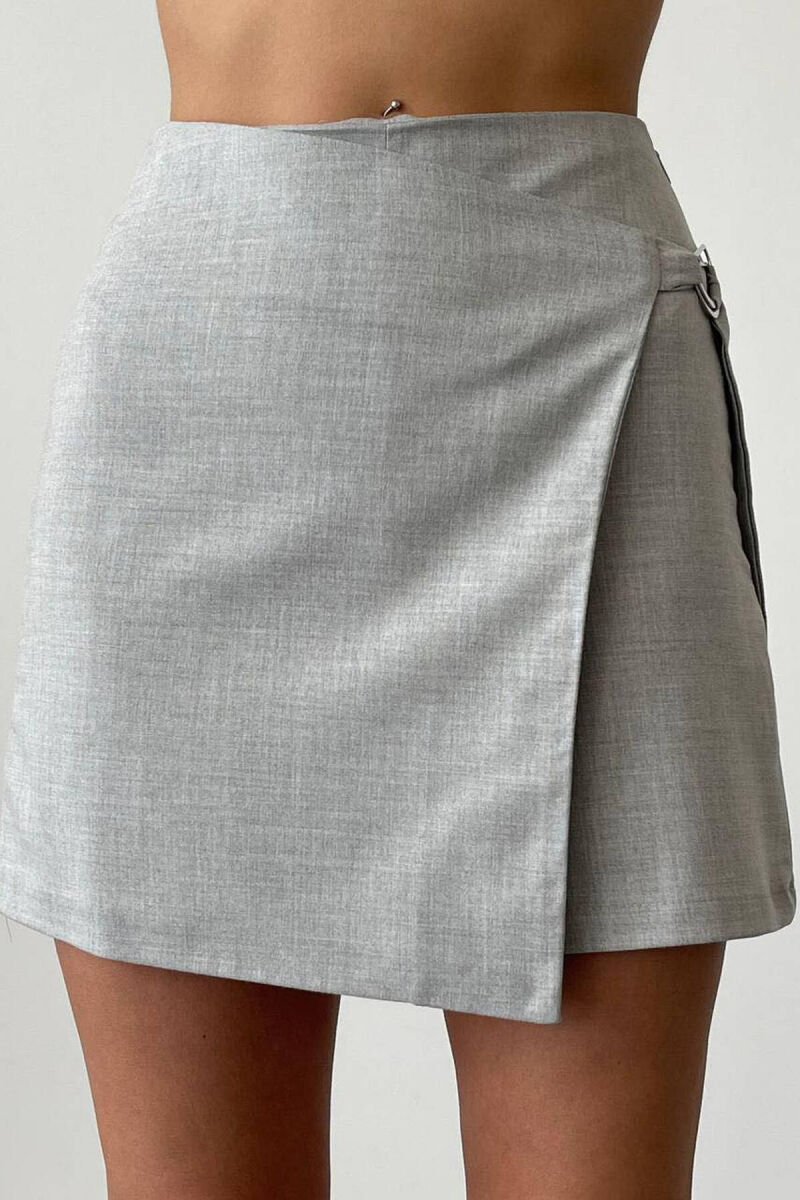 ONE COLOR WOMAN SKIRT GREY/GRI - 1