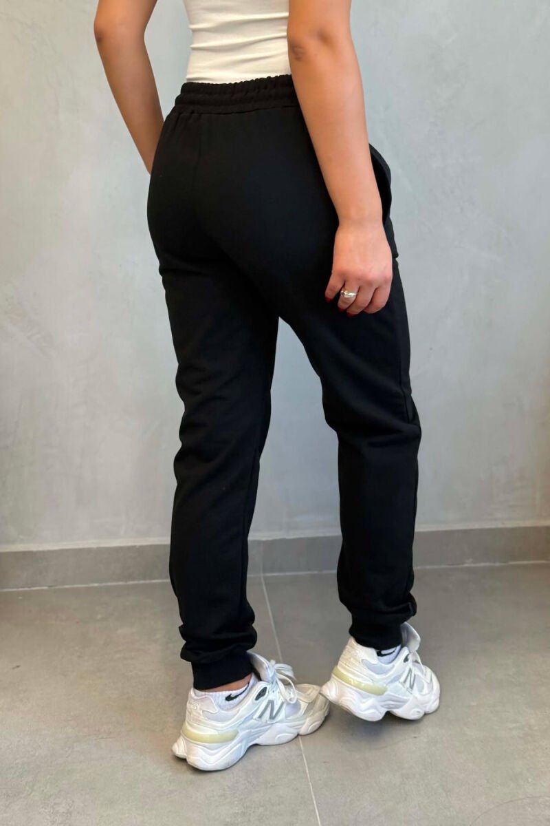 ONE COLOR WOMAN SWEATPANTS BLACK/ E ZEZE - 5