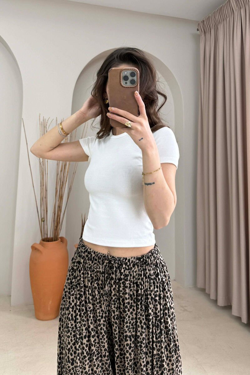 ONE COLOR WOMAN T-SHIRT WHITE-E BARDHE - 2