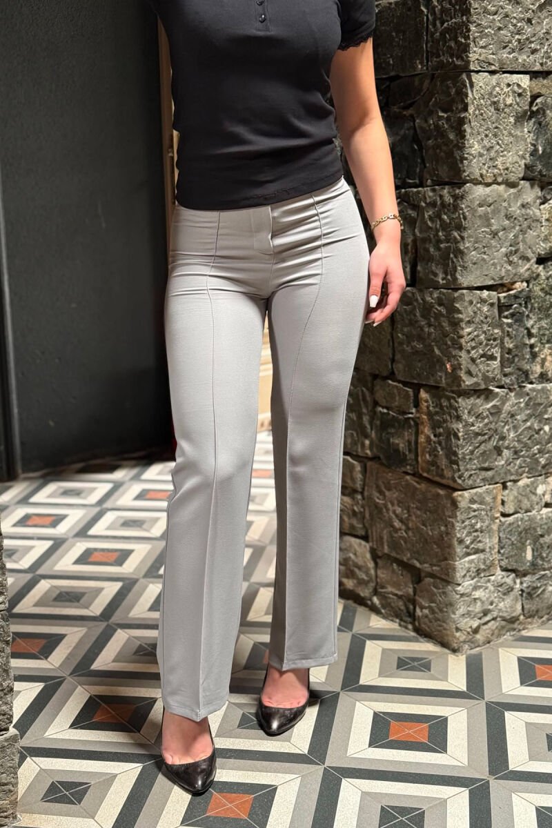 ONE COLOR WOMAN TROUSERS GREY/GRI - 2