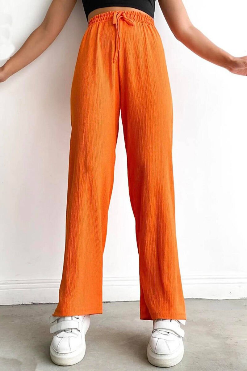 ONE COLORE SIMPLE TROUSERS ORANGE/PORTOKALLI - 1