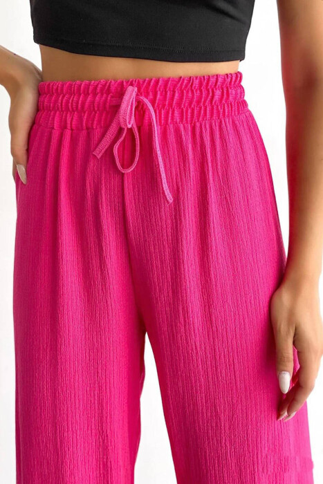 ONE COLORE SIMPLE TROUSERS PINK/ROZE - 2